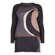 ELENA MIRO lurex intarsia KNITTED TUNIC