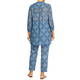 Elena Miro Tile Print Long Shirt Blue