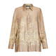 Elena Miro Satin Long Shirt Taupe