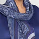 Elena Miro Modal Scarf Navy