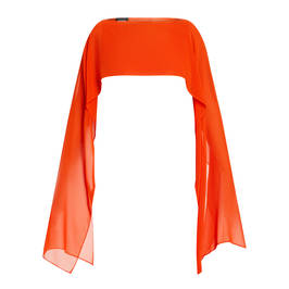 Elena Miro Georgette Shrug Orange - Plus Size Collection