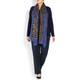 ELENA MIRO LEOPARD PRINT FRINGED SCARF