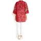 ELENA MIRO red print light cotton SHIRT