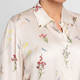 Elena Miro Satin Viscose Printed Shirt Ivory