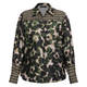 Elena Miro Satin Print Shirt Khaki 