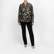 Elena Miro Satin Print Shirt Khaki 