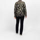 Elena Miro Satin Print Shirt Khaki 