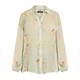 Elena Miro Crepon Viscose Floral Shirt 