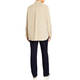 Elena Miro Crystal Embellished Cotton Shirt Sand 