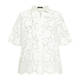 Elena Miro Macramé Shirt White 