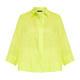 Elena Miro Linen Shirt Acid Yellow