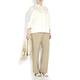 BEIGE label sand pull-on TROUSERS