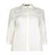 Elena MIRO linen and lace ivory SHIRT