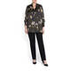 ELENA MIRO OLIVE FLORAL PRINT SHIRT