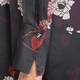 ELENA MIRO FLORAL PRINT SHIRT BLACK