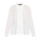 Elena Miro Pleated Placket Shirt White