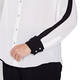 ELENA MIRO GEORGETTE SHIRT BLACK AND WHITE