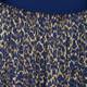 ELENA MIRO NAVY ANIMAL PRINT SKIRT