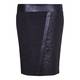 ELENA MIRO MULTI TEXTURE LEATHER LOOK DETAIL SKIRT