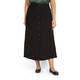 Elena Miro Black Button Through Linen Skirt