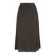 ELENA MIRO BIAS CUT HERRINGBONE SKIRT