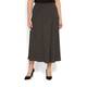 ELENA MIRO BIAS CUT HERRINGBONE SKIRT