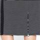 ELENA MIRO black stripe punto milano pencil SKIRT