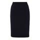 ELENA MIRO NAVY PULL ON PENCIL SKIRT WITH RIB DETAIL