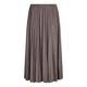 ELENA MIRO truffle pleated knit SKIRT