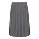 ELENA MIRO SILVER LUREX PLEAT SKIRT