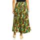 Elena Miro Printed Pleated Skirt 