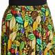 Elena Miro Printed Pleated Skirt 