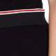 ELENA MIRO STRETCH JERSEY PULL-ON MIDI SKIRT BLACK