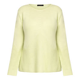 Elena Miro Pure Wool Sweater Lime - Plus Size Collection