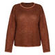 Elena Miro Crochet Sweater Chestnut 