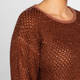 Elena Miro Crochet Sweater Chestnut 