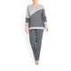 ELENA MIRO FRONT FASTEN TROUSER GREY