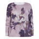 ELENA MIRO FLORAL SWEATER MAUVE