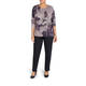 ELENA MIRO FLORAL SWEATER MAUVE