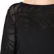 ELENA MIRO BLACK MESH DETAIL SWEATER