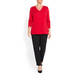 ELENA MIRO WOOL-BLEND SWEATER RED