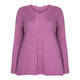 ELENA MIRO WOOL BLEND V-NECK SWEATER ORCHID