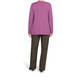 ELENA MIRO WOOL BLEND V-NECK SWEATER ORCHID