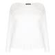 ELENA MIRO honeycomb shoulder SWEATER