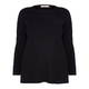 ELENA MIRO BLACK SWEATER BUTTON SLEEVE