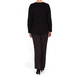 ELENA MIRO BLACK SWEATER BUTTON SLEEVE