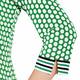 ELENA MIRO PRINTED V-NECK SWEATER GREEN
