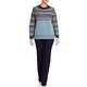 ELENA MIRO FAIRISLE KNITTED SWEATER TEAL 