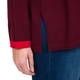 ELENA MIRO RED ABSTRACT PRINT SWEATER