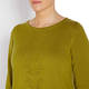 ELENA MIRO FINE KNIT SWEATER CHARTREUSE